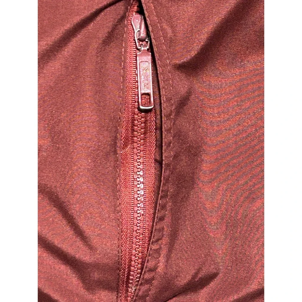 Vintage 70s Sears Mens Store Duck‎ Down L Brown Puffer Vest Snap Pockets Rancher